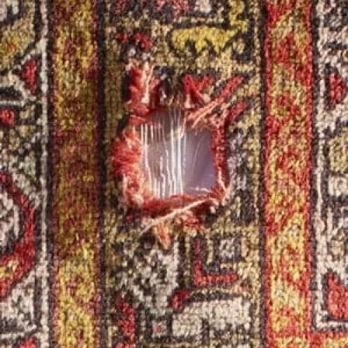 Restauration tapis étape 1