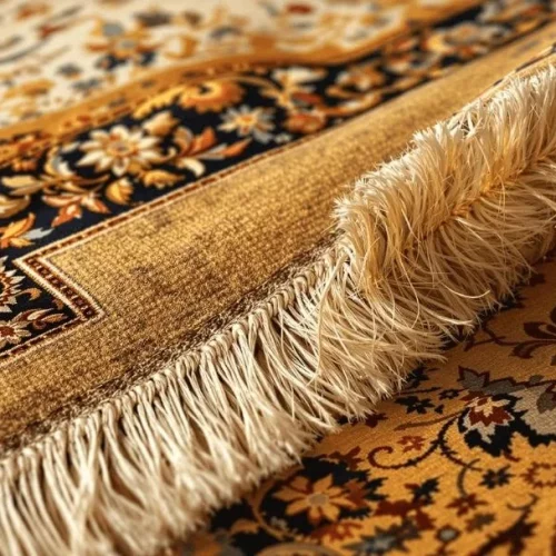 Tapis ancien après retissage